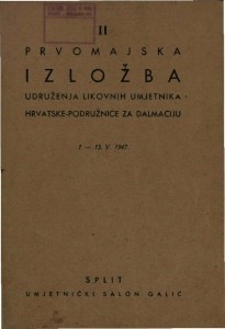II Prvomajska izložba Udruženja likovnih umjetnika Hrvatske - podružnice za Dalmaciju