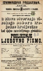 Posljednje ljubovno pismo : vesela igra u 3 čina / od Victoriena Sardou-a
