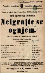 Neigrajte se ognjem : Vesela igra u 3 čina