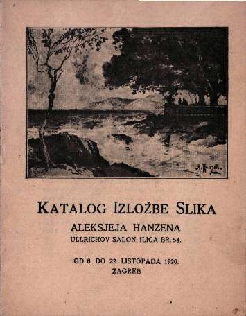 Katalog izložbe slika Aleksjeja Hanzena