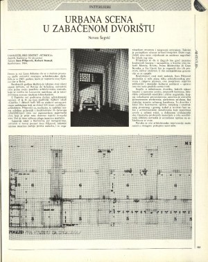 Urbana scena u zabačenom dvorištu : Arhitektura