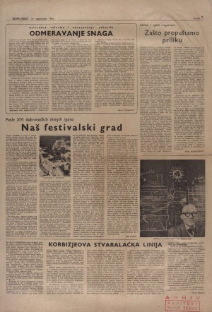 Korbizjeova stvaralačka linija