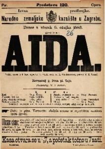 Aida : Velika opera u 4 čina / uglasbio G. Verdi