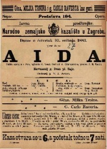 Aida : Velika opera u 4 čina / uglasbio G. Verdi