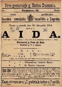 Aida : Velika opera u 4 čina / uglasbio G. Verdi