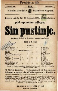 Sin pustinje : igrokaz u 5 činah / od F. Halma