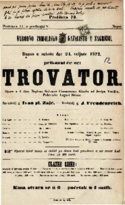 Trovator : opera u 4 čina / glasba od Josipa Verdi-a