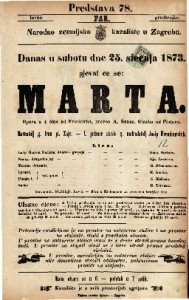 Marta : opera u 4 čina / glasba od Flotova