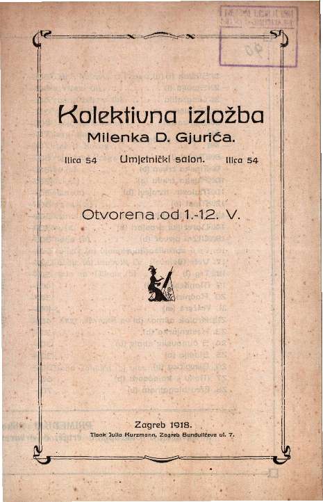 Kolektivna izložba Milenka D. Gjurića