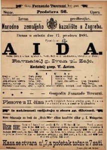 Aida : velika opera u 4 čina / uglasbio G. Verdi