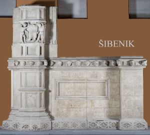 Detalj arhitekture sjeverne fasade katedrale sv. Jakova