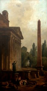 Rimske ruševine s figurama