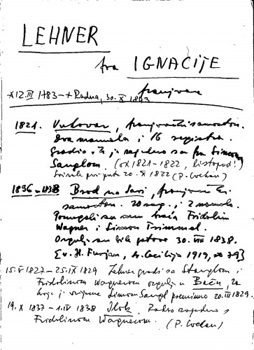 Lehner fra Ignacije : franjevac