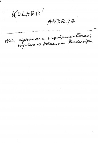 Kolarić Andrija