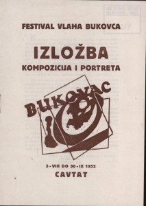 Festival Vlaha Bukovca - Izložba kompozicija i portreta