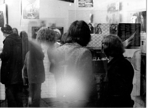 Izložba omotnica ploča rock glazbe, Galerija Studentskog centra, Zagreb, 1-8 ožujka 1974