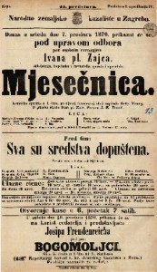 Mjesečnica : Komička opereta u 1 činu