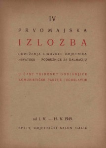 IV Prvomajska izložba Udruženja likovnih umjetnika Hrvatske - podružnica za Dalmaciju