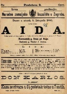 Aida : Velika opera u 4 čina / uglasbio G. Verdi