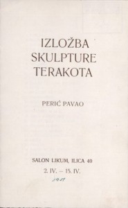 Izložba skulpture terakota - Perić Pavao