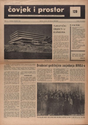 Dvadeset godišnjica zasjedanja AVNOJ-a (razgovor) : Čovjek i prostor