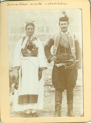 Konavoska nevjesta s mladoženjom