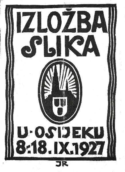 Izložba slika u okviru III. gospodarske izložbe i Velikog sajma u Osijeku