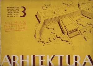 Konkursna skica za tipiziranu kuću u Beogradu : Arhitektura