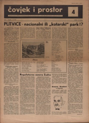 O ljubljanskom savjetovanju (centralno predavanje Alfreda Rotha) : Čovjek i prostor