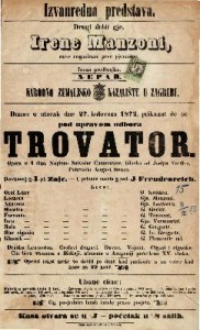 Trovator : opera u 4 čina / glasba od Josipa Verdi-a