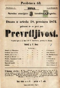 Prevrtljivost : vesela igra u 3 čina / od V. Sardou-a