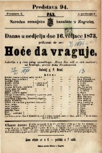 Hoće da vraguje : Lakrdija u 4 čina / polag njemačkoga: 