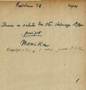 Monika : Tragedija u 3 čina