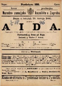 Aida : Velika opera u 4 čina / uglasbio G. Verdi