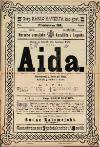 Aida : Velika opera u 4 činu / uglasbio G. Verdi