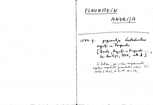 Flaunstein Andrija