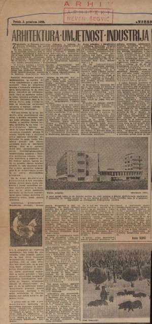 Arhitektura, umjetnost, industrija : Vjesnik