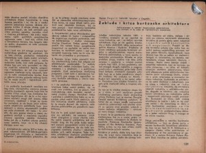 Zablude i kriza buržoaske arhitekture : Arhitektura