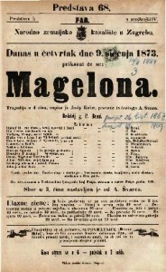 Magelona : Tragedija u 4 čina / napisao ju Josip Kolar
