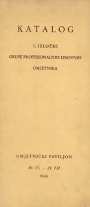 Katalog I. izložbe Grupe profesionalnih likovnih umjetnika