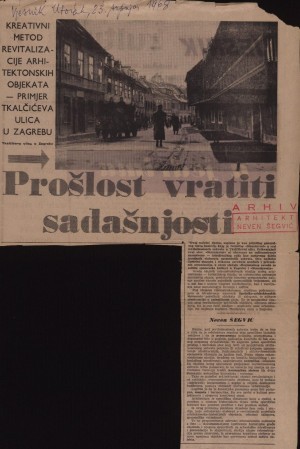 Prošlost vratiti sadašnjosti : Vjesnik