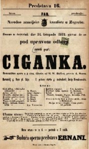 Ciganka : romantična opera u 3 čina / glasba od M. W. Balfe-a