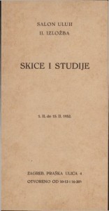 Salon ULUH II. Izložba - SKICE I STUDIJE