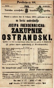 Zakupnik Ostrandski : Igrokaz u 4 čina / iz francezkoga polag Gravena