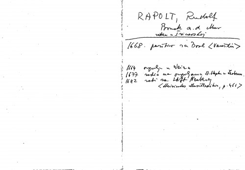 Rapolt Rudolf : Bruck a. d. Mur : rođen u Švicarskoj