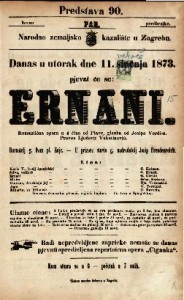Ernani : romantična opera u 4 čina / glasba od Josipa Verdi-a