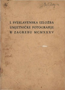 I. sveslavenska izložba umjetničke fotografije u Zagrebu MCMXXXV