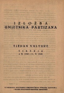 Izložba umjetnika partizana