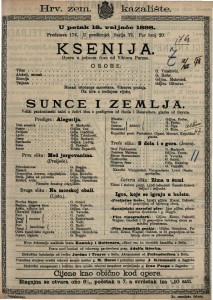 Ksenija : Opera u jednom činu / od Viktora Parme