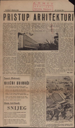 Pristup arhitekturi : Vjesnik